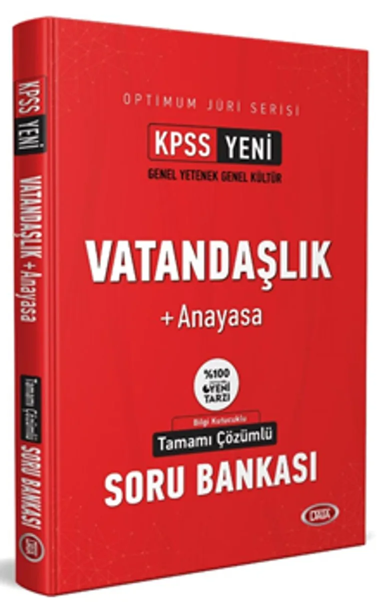 KPSS Optimum Jüri Serisi Vatandaşlık + Anayasa Çözümlü Soru Bankası