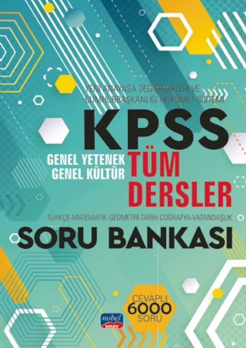KPSS Tüm Dersler Genel Yetenek Genel kültür Soru Bankası / Türkçe - Matematik - Geometri - Tarih - Coğrafya - Vatandaşlık