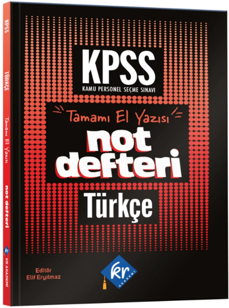 KPSS Türkçe Konu Anlatımlı Not Defteri
