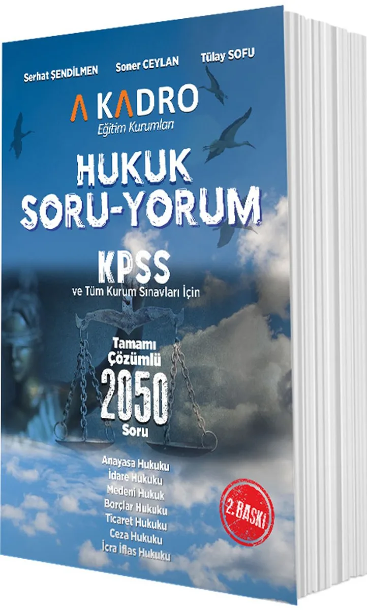 KPSS ve Tüm Kurum Sınavları İçin Hukuk Soru Yorum