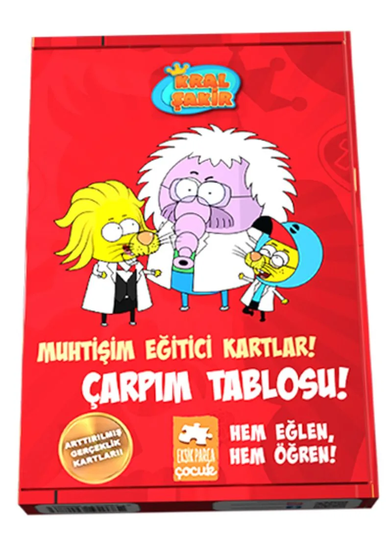 Kral Şakir - Çarpım Tablosu / Muhtişim Eğitici Kartlar