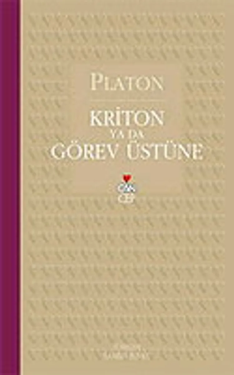 Kriton Ya Da Görev Üstüne (Can Cep)