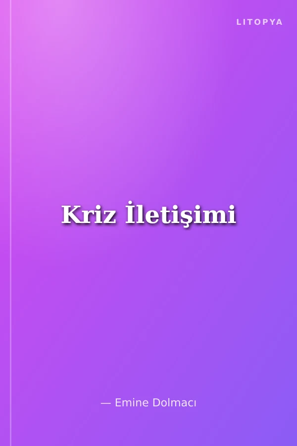 Kriz İletişimi
