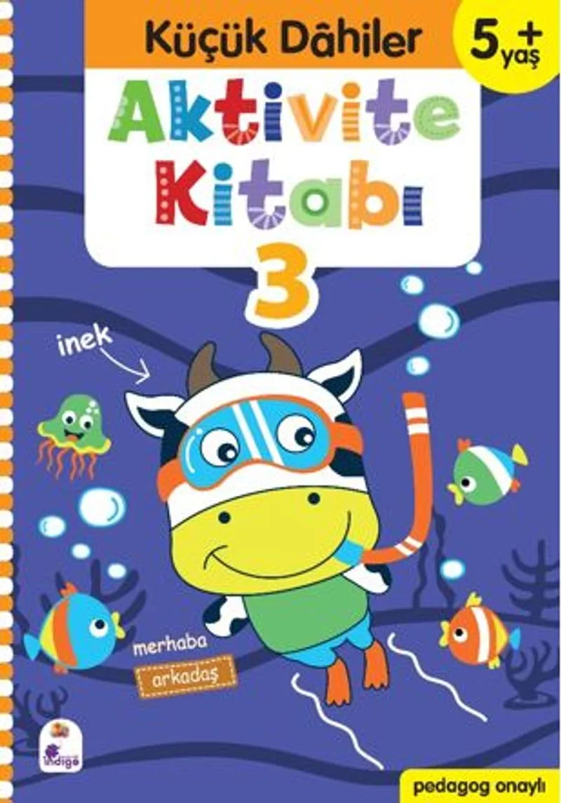 Küçük Dahiler Aktivite Kitabı 3 &ndash; 5+ Yaş (Pedagog Onaylı)