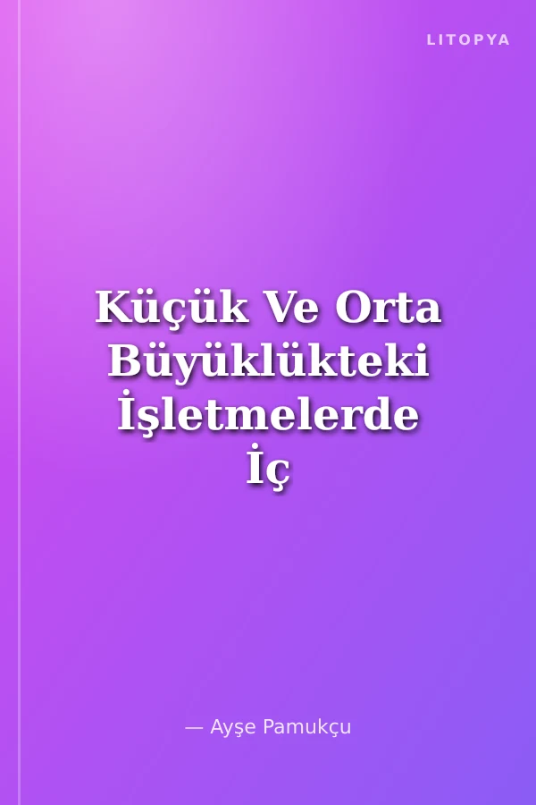 Küçük Ve Orta Büyüklükteki İşletmelerde İç Kontrol Ve İç Denetim