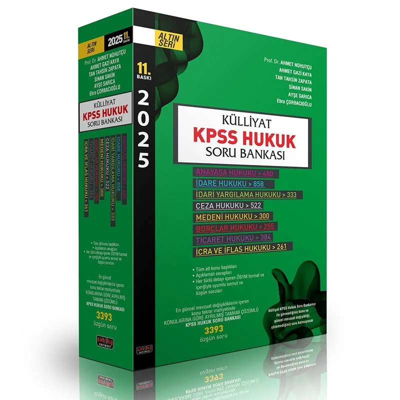 Külliyat KPSS Hukuk Soru Bankası