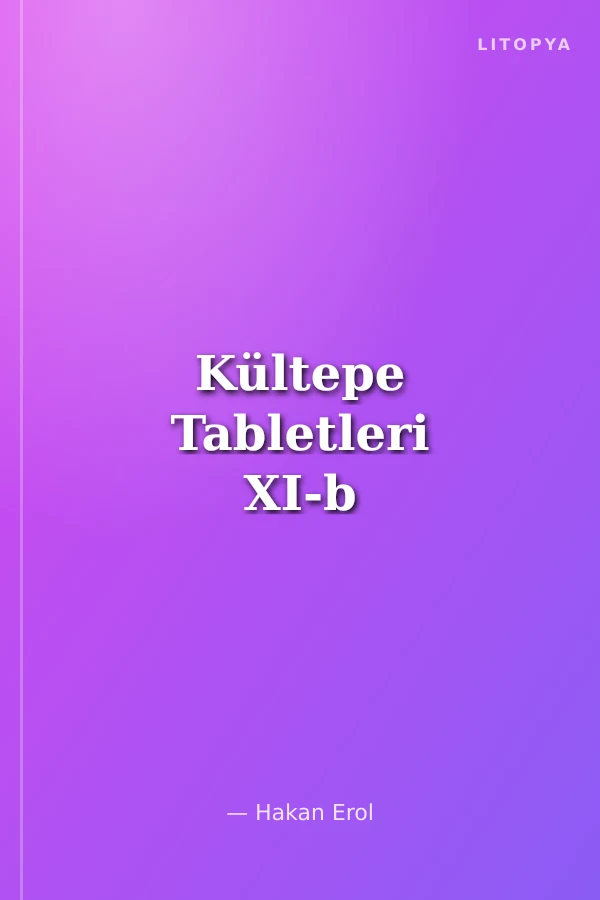 Kültepe Tabletleri XI-b