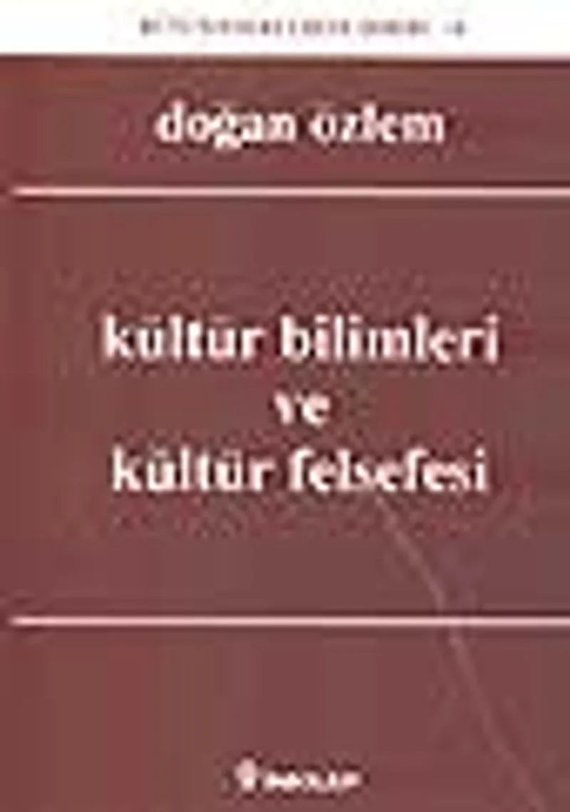 Kültür Bilimleri ve Kültür Felsefesi