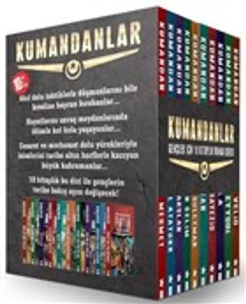 Kumandanlar Seti (10 Kitap Takım Kutulu)