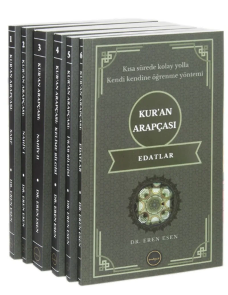 Kur'an Arapçası Seti (6 Cilt) Sarf, Nahiv, Kelime Bilgisi, İ'rab, Edatlar