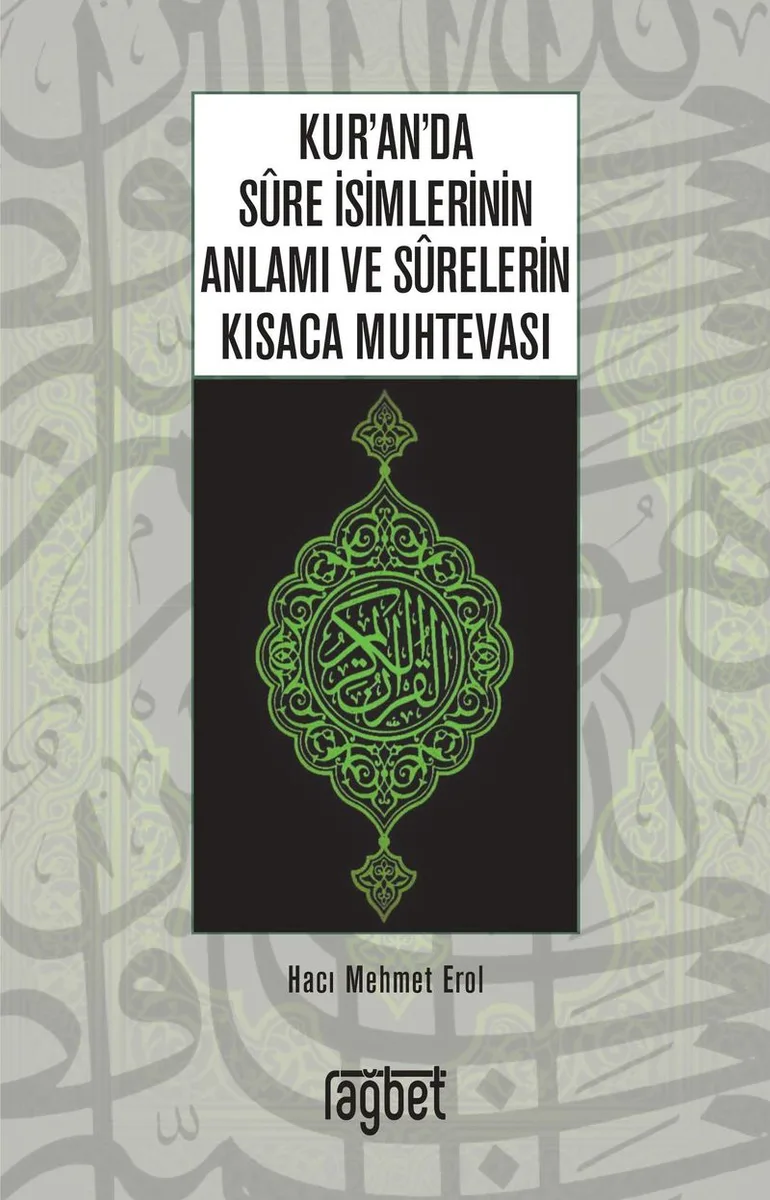 Kur'an'da Sure İsimlerinin Anlamı ve Surelerin Kısaca Muhtevası