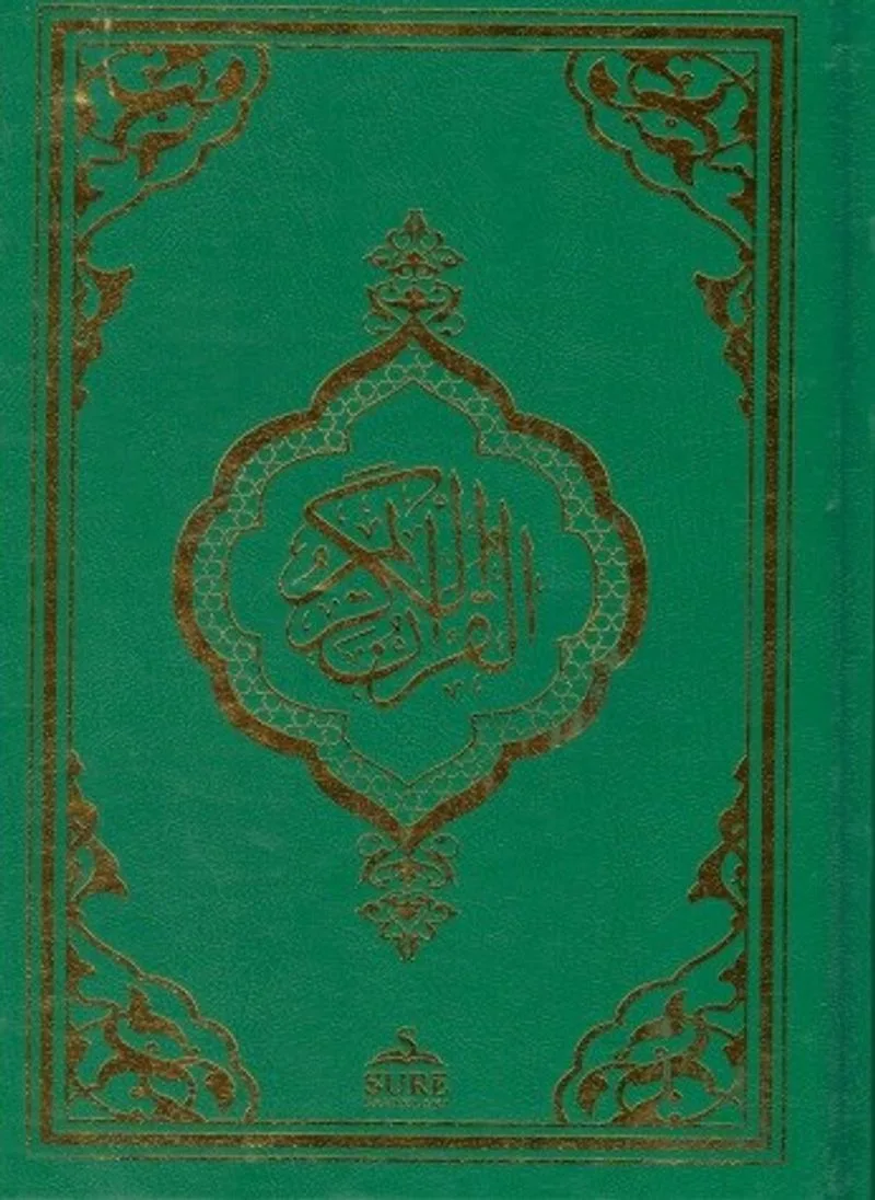 Kur'an-ı Kerim 2 Renk (Orta Boy) (Yeşil)