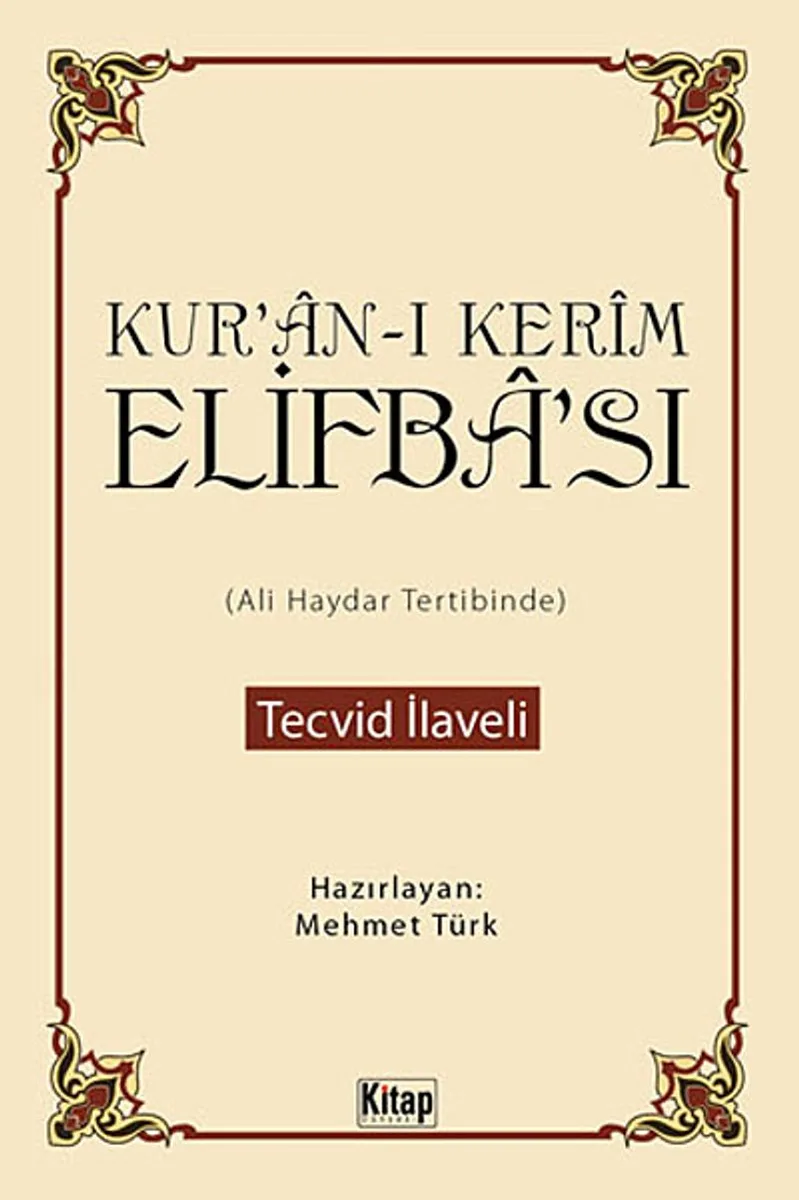 Kur'an-ı Kerim Elifba'sı (Ali Haydar Tertibinde) / Tecvid İlaveli