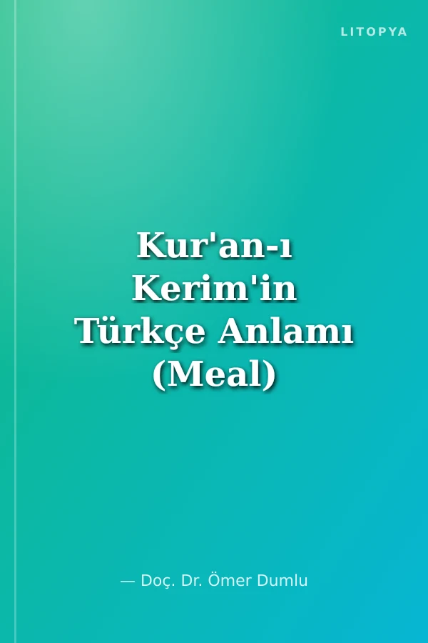 Kur'an-ı Kerim'in Türkçe Anlamı (Meal) Orta Boy