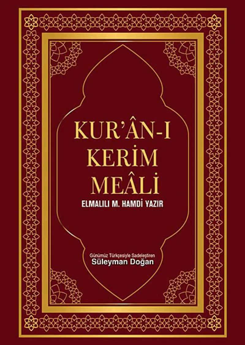 Kur'an-ı Kerim Meali (Kırmızı Kapak)