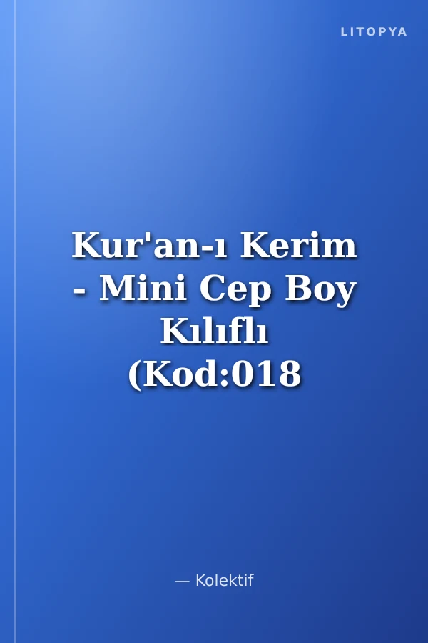 Kur'an-ı Kerim - Mini Cep Boy Kılıflı (Kod:018