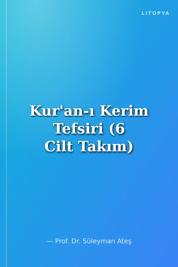 Kur'an-ı Kerim Tefsiri (6 Cilt Takım)