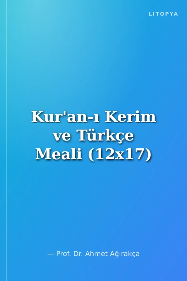 Kur'an-ı Kerim ve Türkçe Meali (12x17)