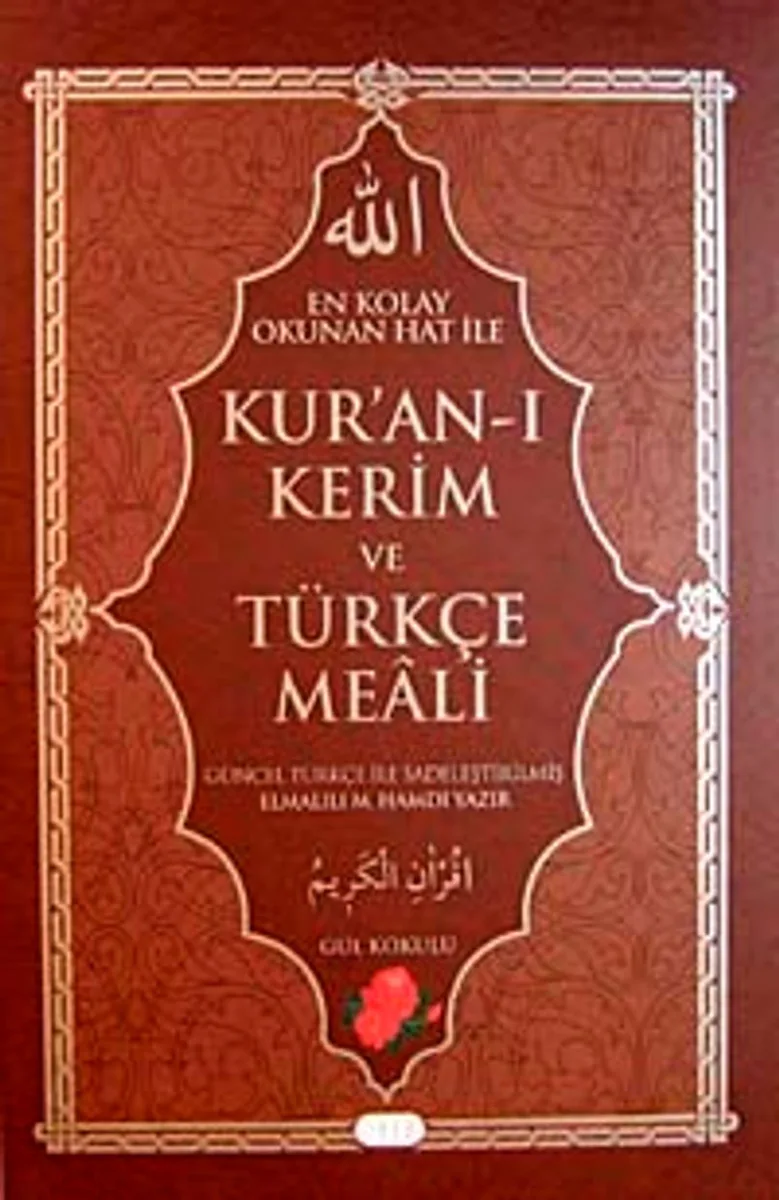 Kur'an-ı Kerim ve Türkçe Meali - Gül Kokulu (Bilgisayar Hatlı Orta Boy)