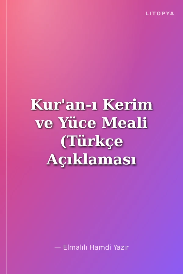 Kur'an-ı Kerim ve Yüce Meali (Türkçe Açıklaması (Cami Boy-Ciltli-Kutulu)