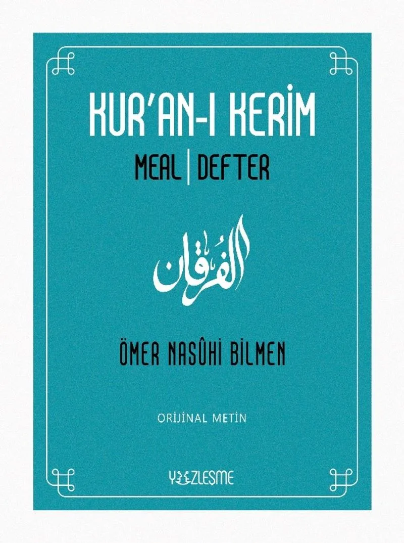 Kur'an Meal Defter (Orjinal Dilde)