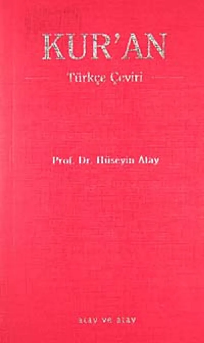 Kur'an Türkçe Çeviri (kırmızı kapak)
