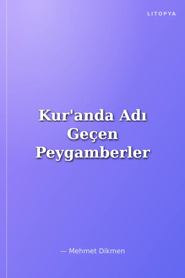 Kur'anda Adı Geçen Peygamberler