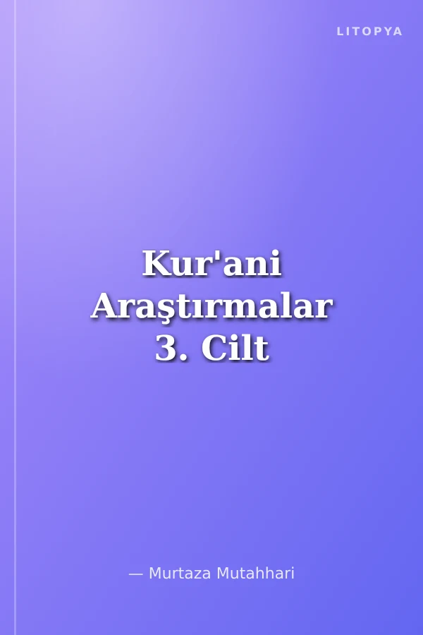 Kur'ani Araştırmalar 3. Cilt