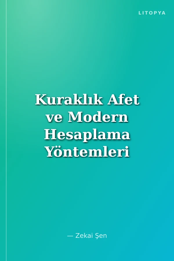 Kuraklık Afet ve Modern Hesaplama Yöntemleri