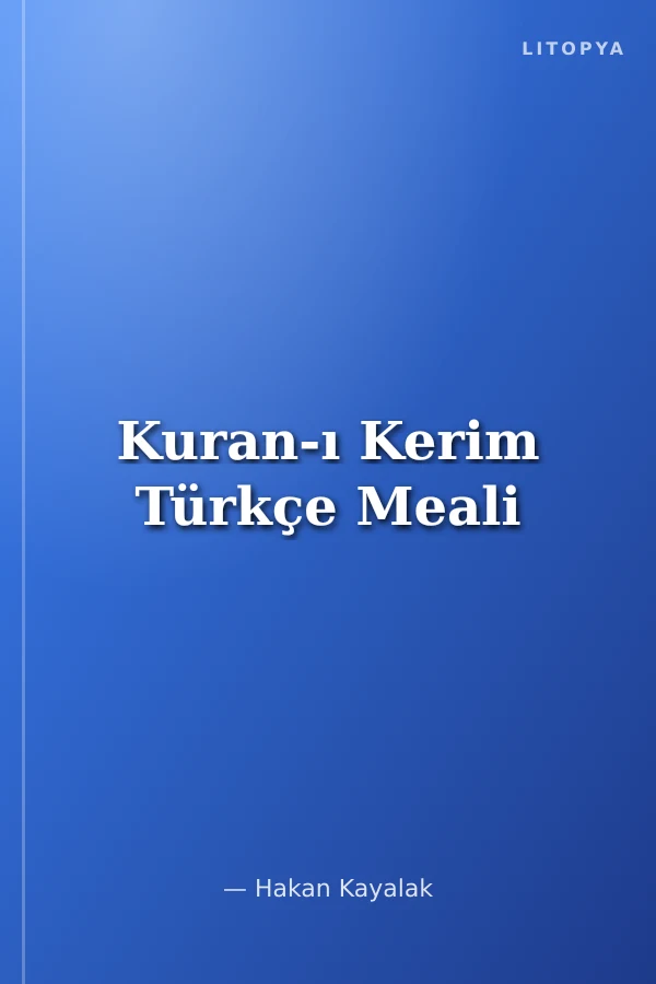 Kuran-ı Kerim Türkçe Meali