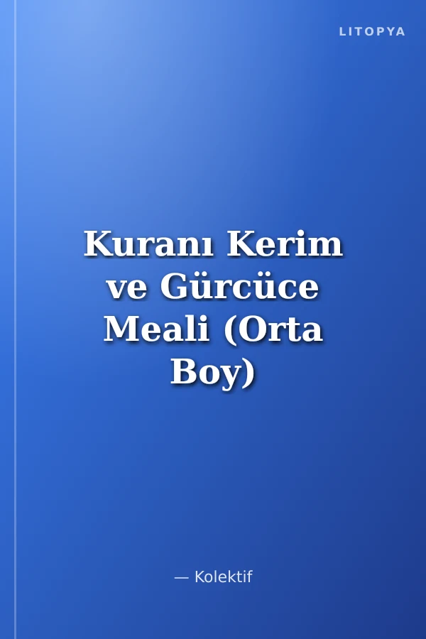 Kuranı Kerim ve Gürcüce Meali (Orta Boy)