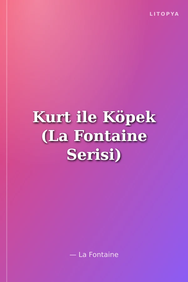 Kurt ile Köpek (La Fontaine Serisi)