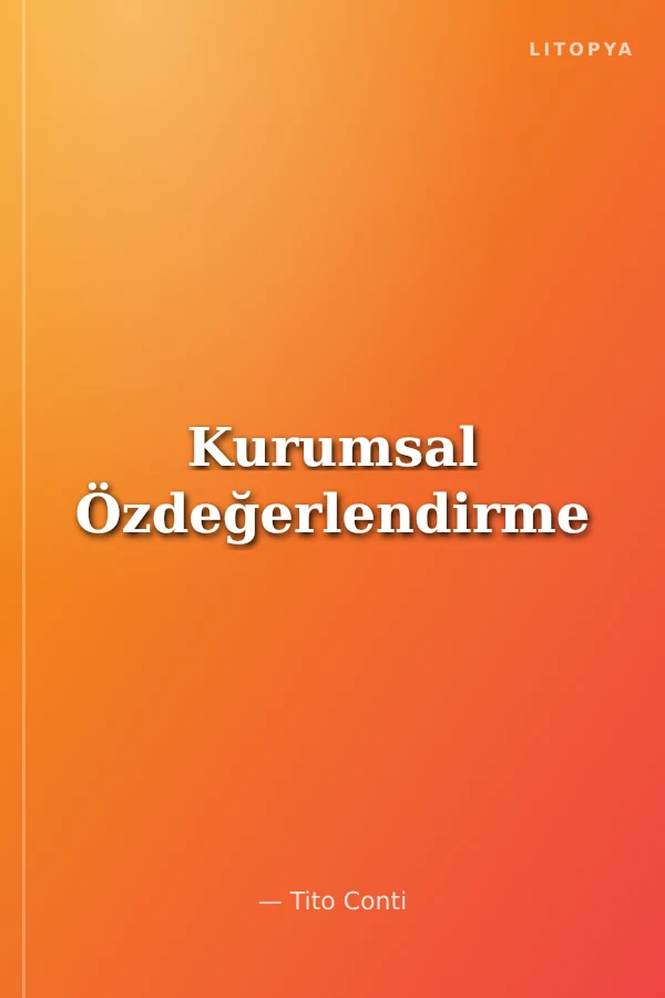 Kurumsal Özdeğerlendirme