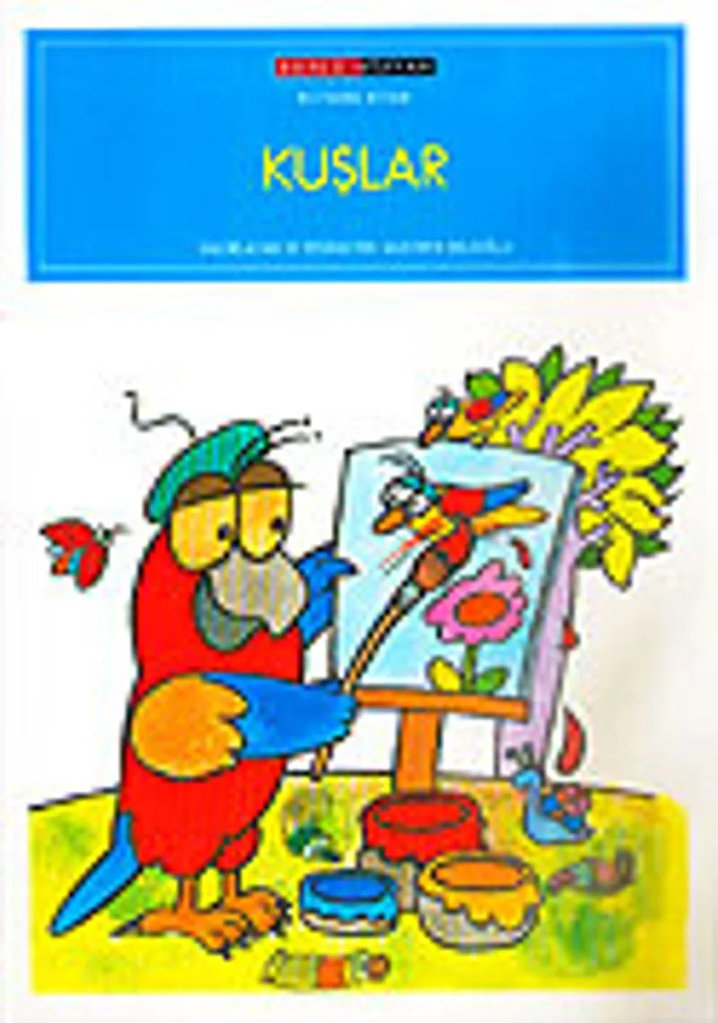 Kuşlar 16 Syf. Renkli Boyama Kitabı