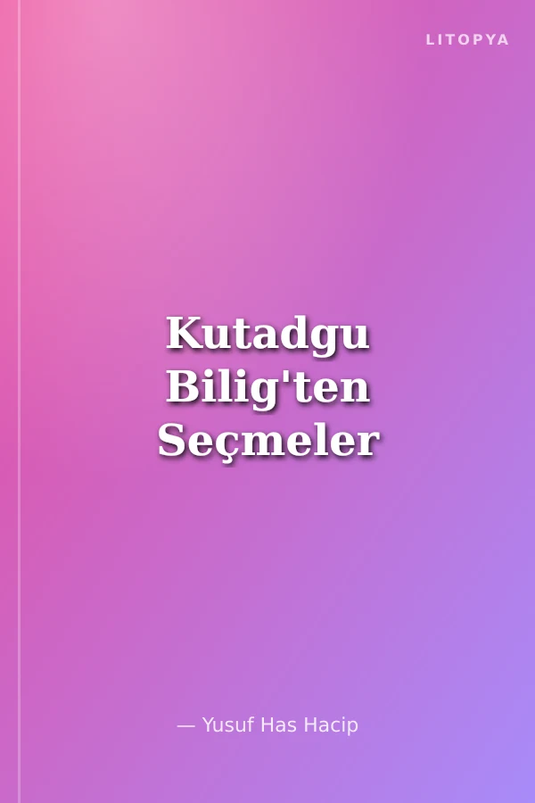 Kutadgu Bilig'ten Seçmeler