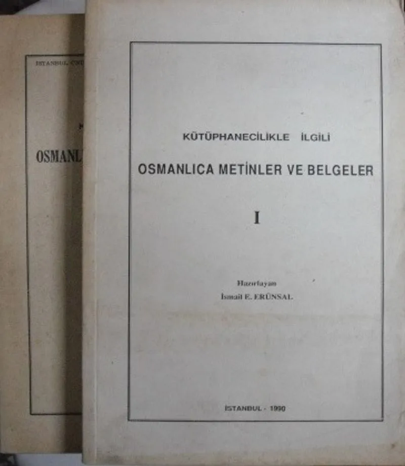 Kütüphanecilikle İlgili Osmanlıca Metinler ve Belgeler / 2 Cilt (Ürün Kodu:1-C-2)