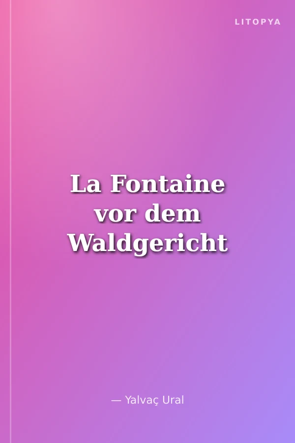 La Fontaine vor dem Waldgericht
