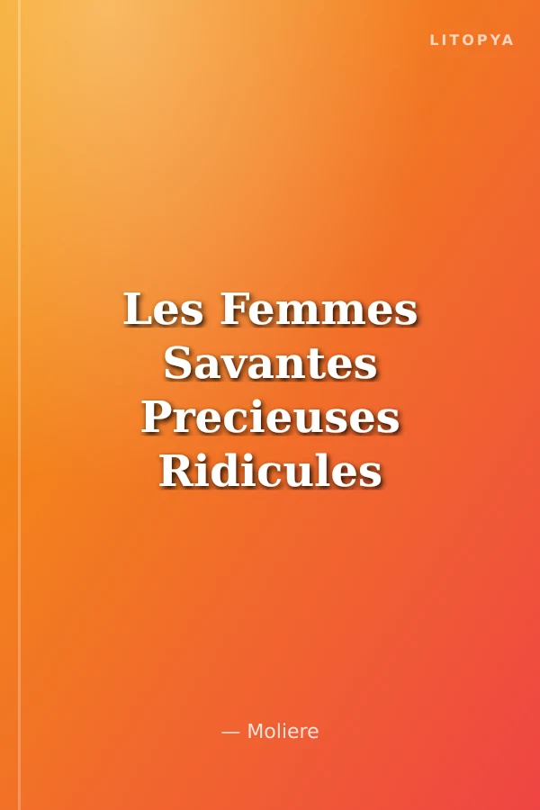 Les Femmes Savantes Precieuses Ridicules Le Malade İmaginarie