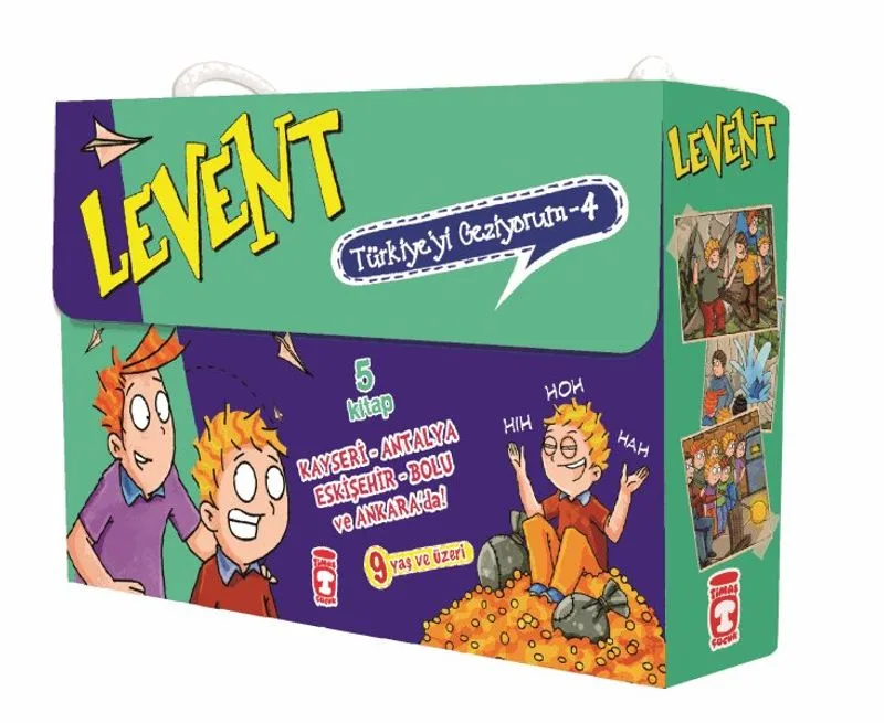Levent Türkiyeyi Geziyorum 4 (5 Kitap Set)