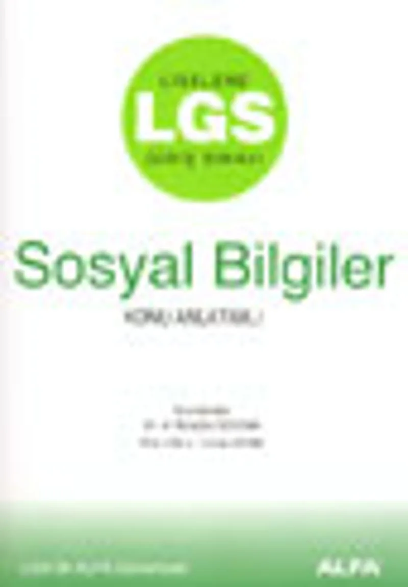 LGS Giriş Sınavı Sosyal Konu Anlatımlı Soru Bankası
