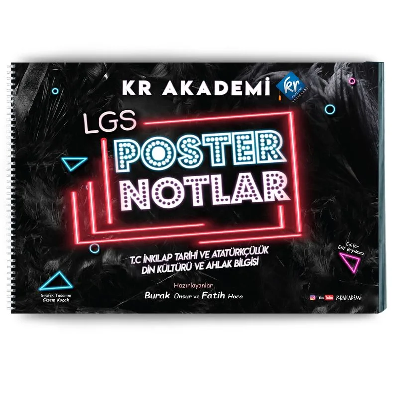 LGS İnkılap Tarihi ve Atatürkçülük Din Kültürü ve Ahlak Bilgisi Poster Notları