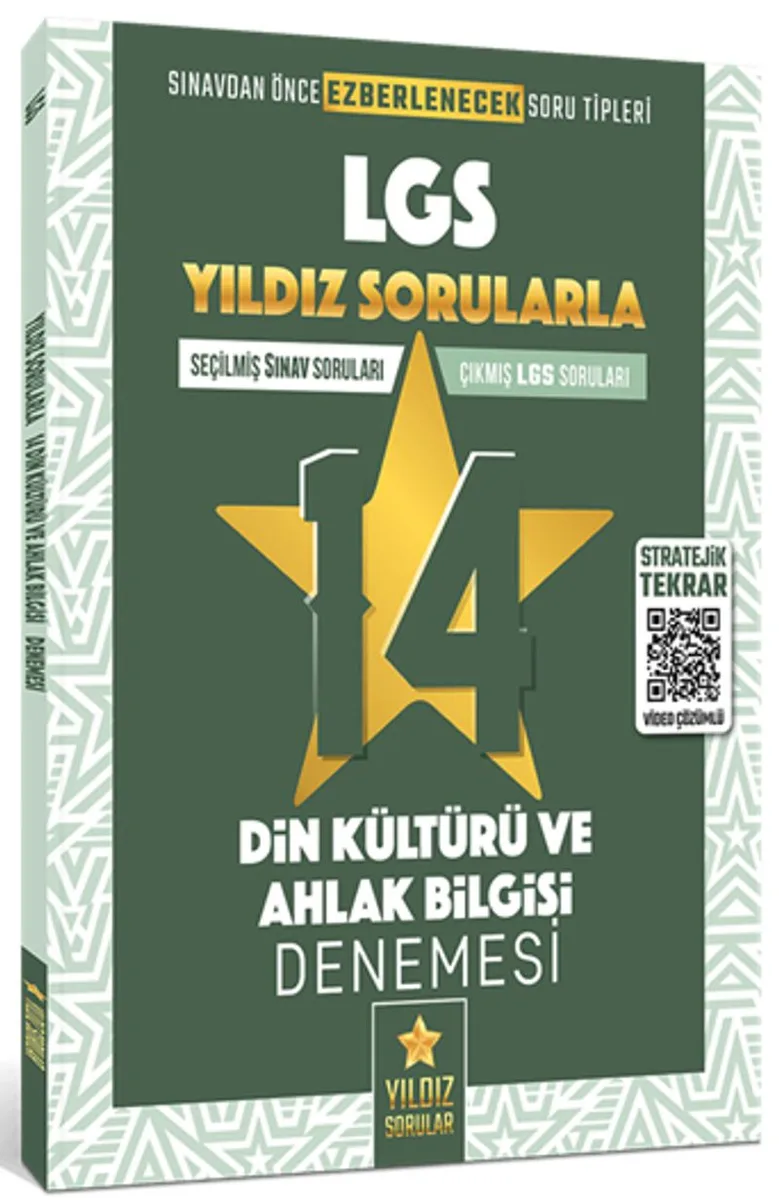 LGS Yıldız Sorularla 14 Din Kültürü ve Ahlak Bilgisi Denemesi