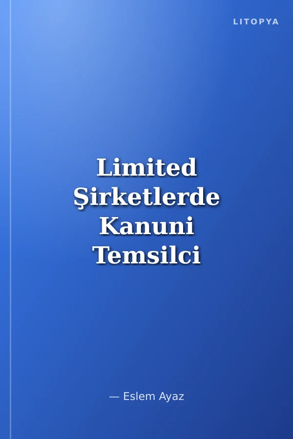 Limited Şirketlerde Kanuni Temsilci ve Ortakların Vergisel Sorumlulukları