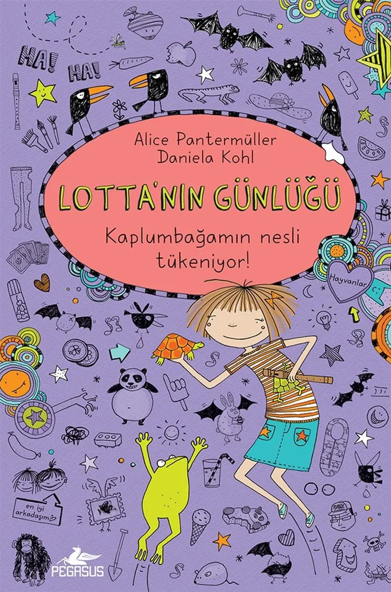 Lotta'nın Günlüğü 5: Kaplumbağamın Nesli Tükeniyor! (Ciltli)