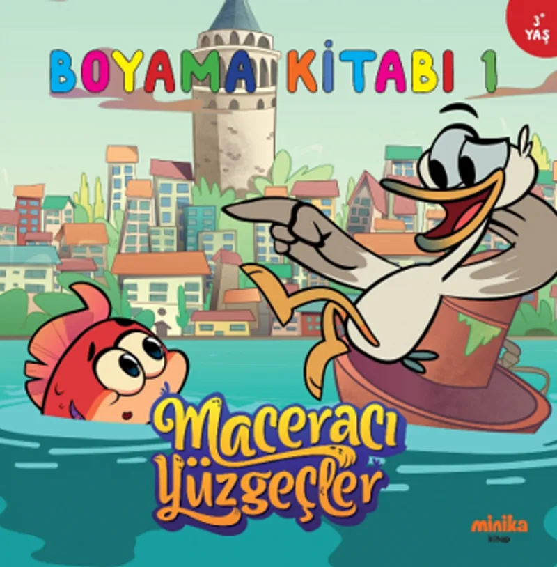 Maceracı Yüzgeçler Boyama Kitabı 1