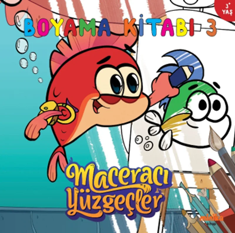 Maceracı Yüzgeçler Boyama Kitabı 3