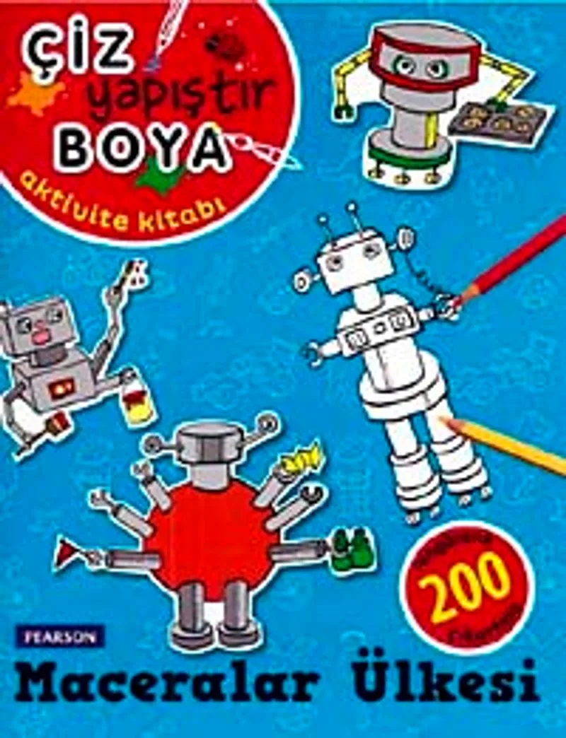 Maceralar Ülkesi / Çiz Yapıştır Boya