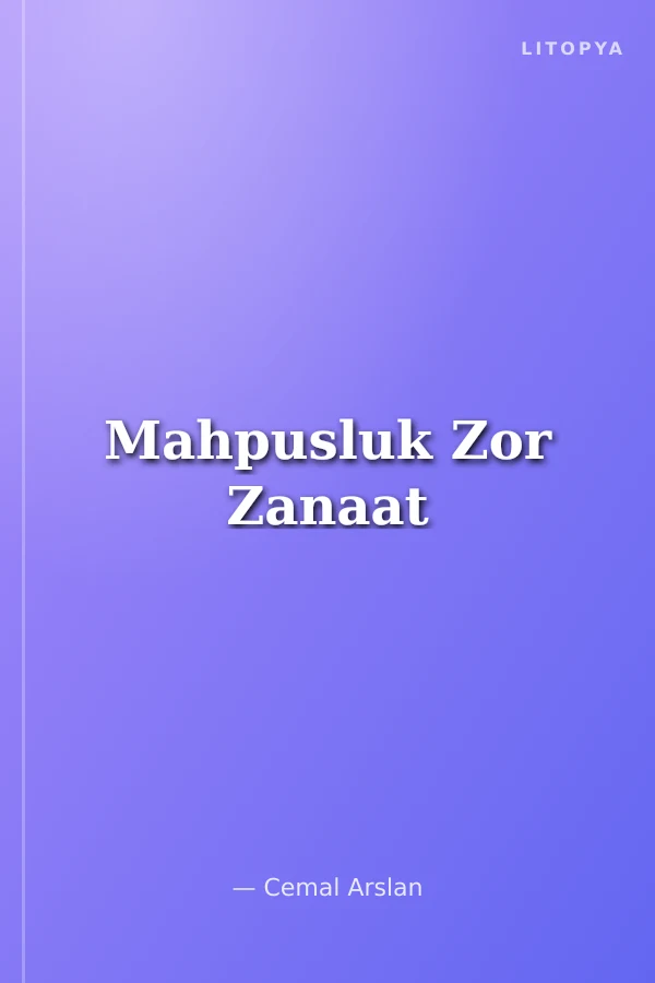 Mahpusluk Zor Zanaat