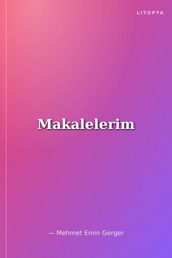 Makalelerim