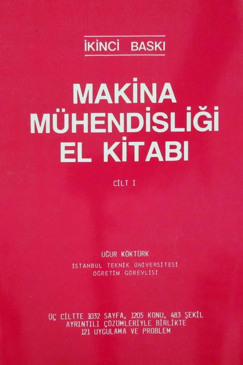 Makina Mühendisliği El Kitabı Cilt 1